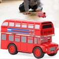 thumbnail image 2 of Jouet de voiture en alliage de bus de dessin animé, très réaliste, pour enfants (rouge), 2 of 4