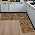 thumbnail image 3 of Coffee Kitchen Mat Set of 2 Pain Relief Padded Kitchen Mats Non Slip Kitchen Runner Rug Throw RugsFloor Mats for in Front of Sink- 47" X 17" and 30" X 17" Inch, 3 of 6