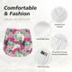 thumbnail image 4 of Balery Orchids Flowers Pantalones cortos deportivos para mujer con forro y dos bolsillos, elásticos, para entrenamiento, gimnasio, yoga-Medium, 4 of 7