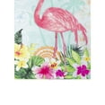 thumbnail image 6 of Northlight Tropical Flamingo Spring Outdoor House Flag 28" x 40", 6 of 8