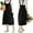black, variant on Japanese Linen Aprons for Women with Pockets Cross Back Cute Apron Dress for Gardening Painting Baking and Cooking
