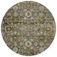thumbnail image 2 of Addison Rugs Chantille Indoor/Outdoor Traditional Oriental Mocha Washable Round Rug, 8' x 8', 2 of 6