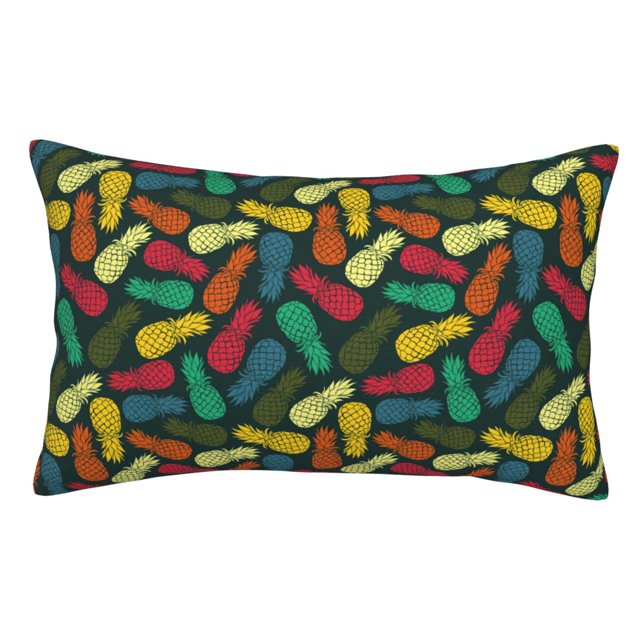 Balery Pineapple Fruit Colorful Funda de Cojín Estampada, Regalos para Mujeres, Regalos de Amor para Ella, Regalos para Novia o Esposa, Funda de Almohada-20"x30"