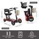thumbnail image 4 of 6MSKS Scooter eléctrico de cuatro ruedas 36v batería de gran capacidad 500w kilometraje de tracción doble 30miles 15mph Golf asociado Electric scooter, 4 of 4