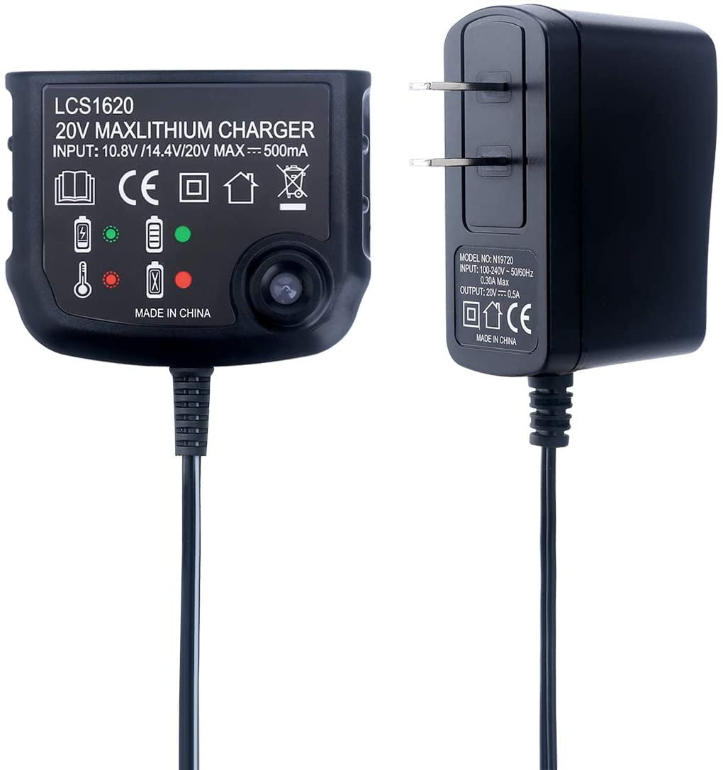 LCS1620 20V Lithium Battery Charger For Black&Decker LB20 LBX20 LBXR20 LBX4020 