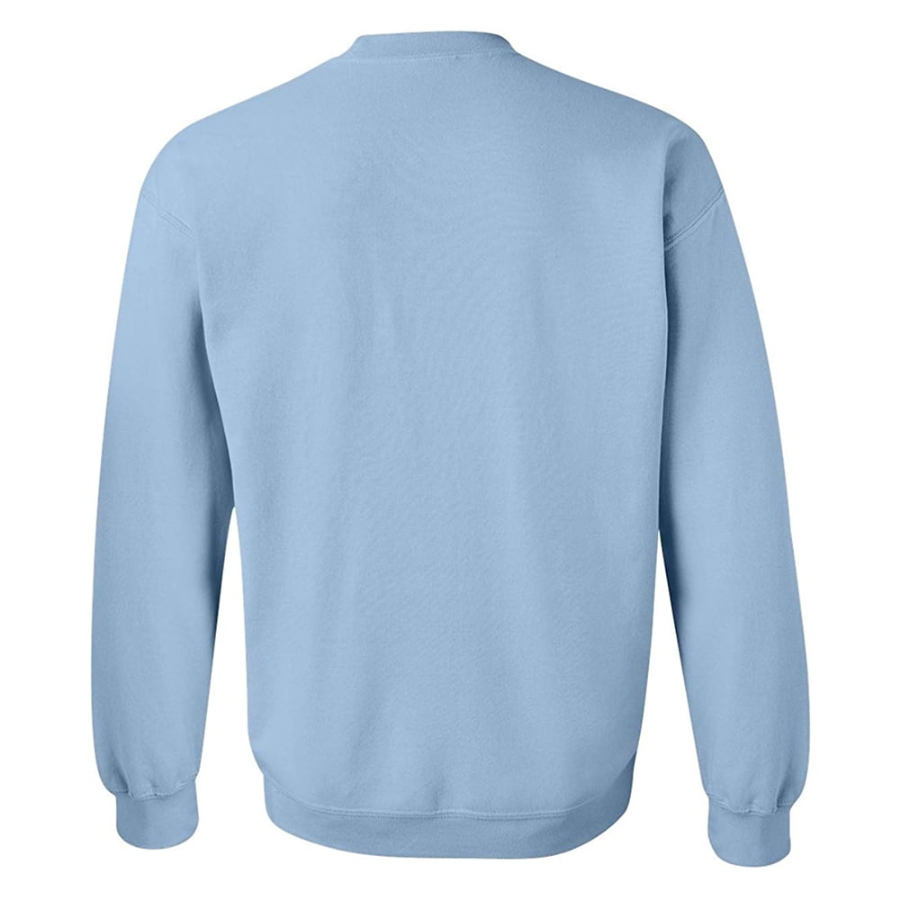 Gildan G180 Men's Heavy Blend Crewneck Sweatshirt - Navy, Large (Marine Color) - View #3