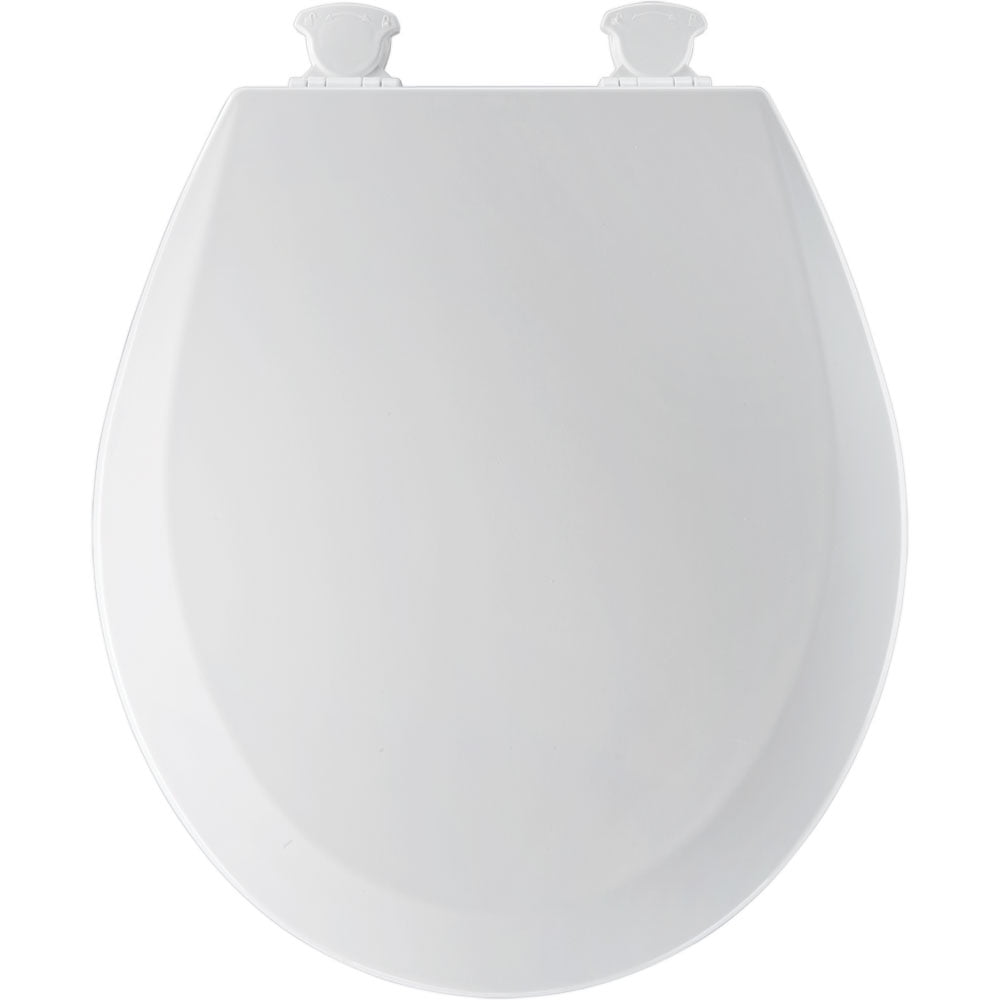 Bemis Residential Round Molded Wood Toilet Seat White