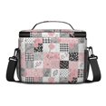 thumbnail image 3 of Lunch Box Pioneer Flower Floral Print Pattern Insulated Lunch Bag for Women Men,Medium Leakproof Lunchbox Cooler Bag Adjustable Strap,10 X 6.7 X 8 Inches, 3 of 6