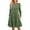 Green, variant on Fancyglim Women's T-Shirt Dress Casual Flowy Cute Swing Long Sleeve Mini Dress Navy M