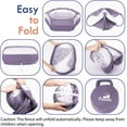 thumbnail image 5 of Pawaboo Small Animals Playpen, Breathable & Waterproof Small Pet Cage Tent with Zippered Cover, Portable Outdoor Yard Fence for Kitten/Puppy/Guinea Pig/Rabbits/Hamster/Chinchillas, Purple, 5 of 12