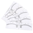 thumbnail image 1 of Eyebrow Mapping Ruler, Guide Measuring Tool Adhesive 100 Pack Brow Ruler Stencils  for Permanent Makeup for All Face Shapes, 1 of 7