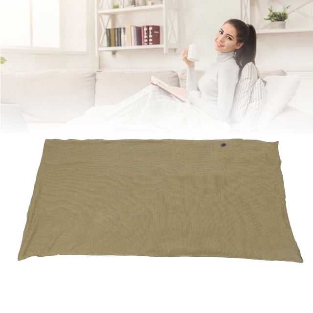 TOPINCN Portable Electric Heated Blanket Shawl, Warm Washable Comfortable Heating Shawl Wrap Cordless Heated Blanket for Home Office Travel