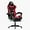 Red, variant on Gaming Chairs for Adults Tall and Kids,Lumbar Support,LED Lights,High Back Reclining Computer Chair with Headrest (Black+Blue)