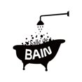 thumbnail image 1 of Bathing Shower Bathtub PVC Door Sticker Waterproof Wall Decals Decoration, 1 of 5