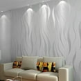 thumbnail image 1 of Papel tapiz 3d, rollos de papel tapiz de lujo con ondas de 10m, que se reúnen para el dormitorio del hogar, 1 of 5