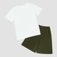 thumbnail image 5 of Toddler Clothes for Boys Baby Summer Kids Cotton Cute Printed Short Sleeved Basketball 1t 2t 3t 4t 5t 6t Tank Tops And Shorts Set With Pockets T-Shirt & Outfit Two Pieces, 5 of 5