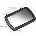 thumbnail image 2 of Car Sun Visor Mirror, 6 LED Vanity Mirror Automotive Makeup Mirror Cosmetic Mirror with Touch Screen for Car Truck SUV, 2 of 5