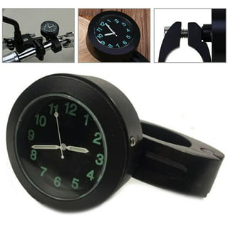 Cheap Universal Motorcycle Handlebar Clock Bicycle Thermometer Waterproof  Replacement for Motorcycles