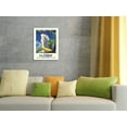 thumbnail image 4 of Visit Corsica (Visitez la Corse) - Corte France - Isle of Beauty - Vintage Travel Poster by Jean Jacquelin c.1960 - Fine Art Rolled Canvas Print 20in x 26in, 4 of 4