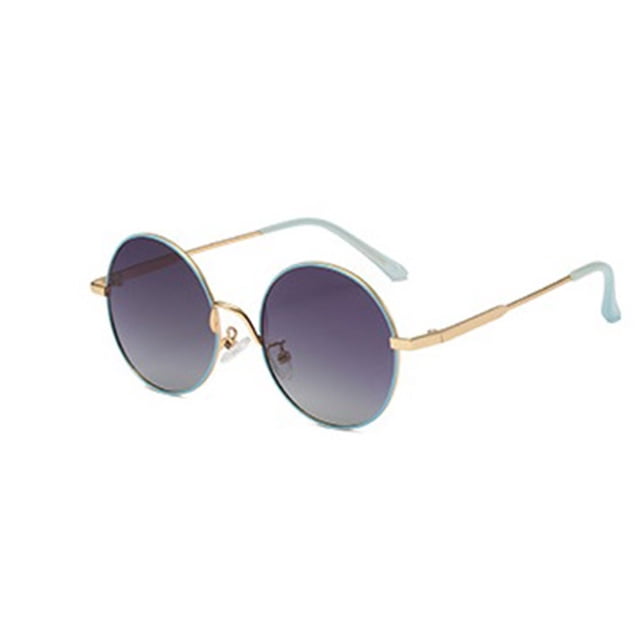 Jumpingount Gafas de sol para niñas, almohadilla para la nariz transpirable polarizada portátil, gafas lavables a la moda a prueba de sol, gafas para Cadenas y cordones para anteojos Gris Jumpingount AP011614-02