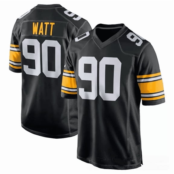 Men's Replica Classic Jersey WATT 90 shirt Sports Game Tee Style01-S