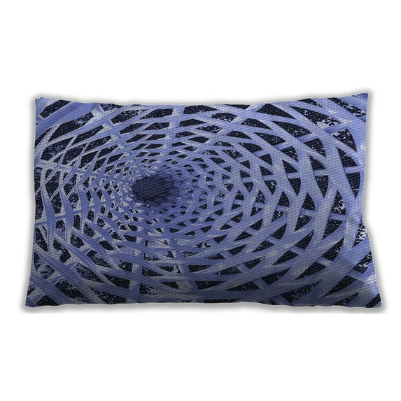 Ahgly Company Indoor Rectangular Contemporary Lumbar Throw Pillow, 13 inch by 19 inch