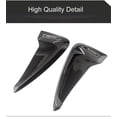 thumbnail image 4 of 2 Pcs Air Flow Vent Fenders Side Decor Sticker for Car Intake Grille Duct Decor - Carbon Fiber Look Self-Adhesive, 4 of 5