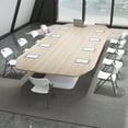 thumbnail image 2 of Costway Folding Chairs Set of 12 HDPE Plastic Chairs with Metal Frame for Home Office, 2 of 9