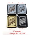 thumbnail image 2 of Standard 4 Bolt"Custom Built" Engraved or Printed Guitar Neck Plate - Choose from 4 designs - Silver, Gold or Black, 2 of 6