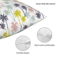 thumbnail image 3 of Yiaed Hawaiian Coconut Tree Print Pillow Covers Super Soft Decorative Square Throw Pillow Covers Case Cushion Covers for Sofa Couch Bedroom Car Decor（No pillow core）-16"x16", 3 of 7