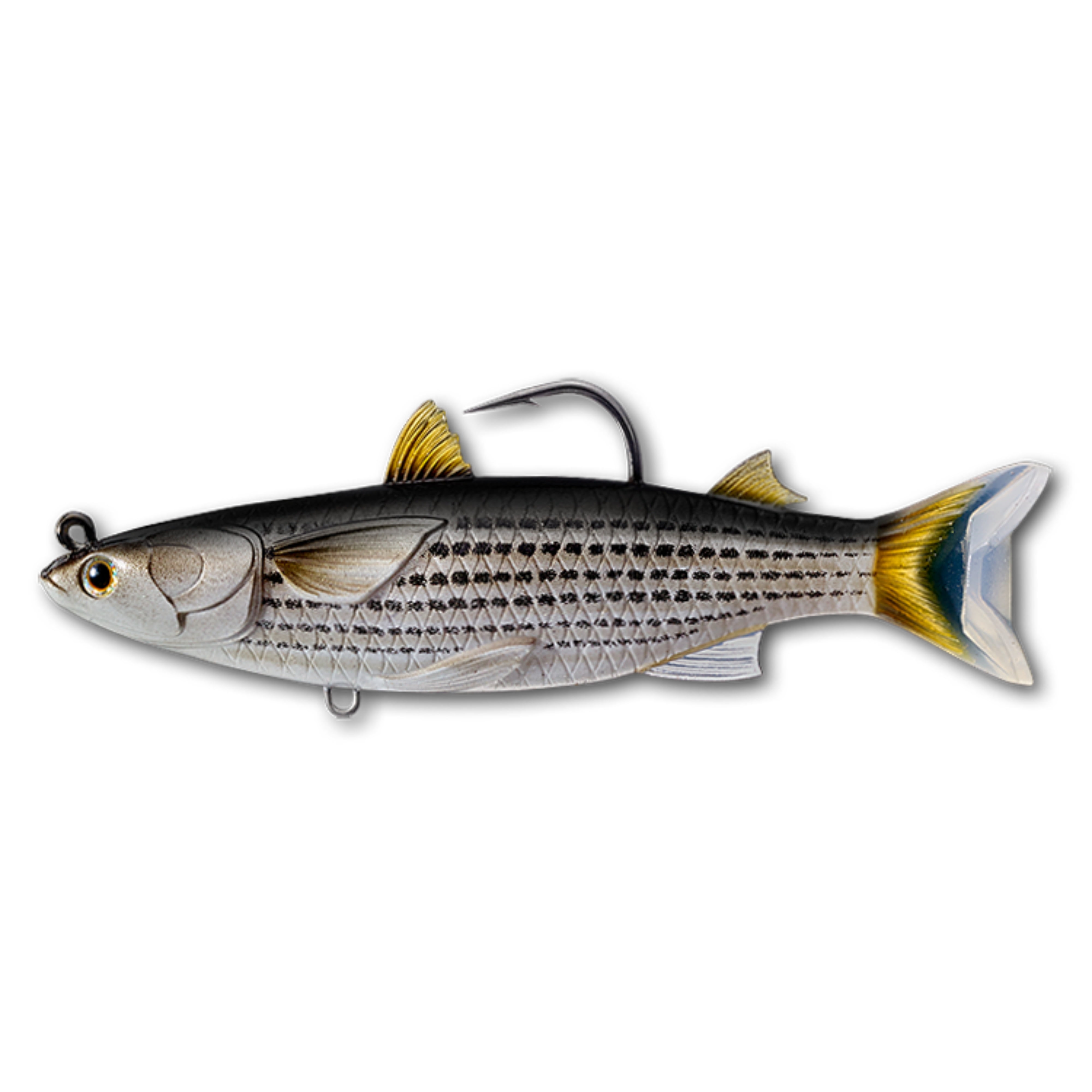 Muskie Details about   Live Target 4 1/3 Sunfish Soft Body Swimbait Bass Pike Fishing Lure 