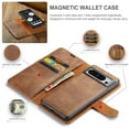 thumbnail image 3 of TECH CIRCLE for Google Pixel 9 Pro XL Case, PU Leather Detachable Vintage Wallet Flip Magnetic Closure Drop Protective Slim Card Holder Phone Cover for Google Pixel 9 Pro XL 6.8" 2024,Brown, 3 of 8