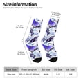 thumbnail image 5 of Yiaed Butterflies Print Great elasticity Crew Socks Sports socks for Men and Women, 5 of 5