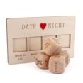 thumbnail image 4 of Juego de dados de madera para una cita, ideas para una cita, dados para llevar para una cita romántica, 4 of 9