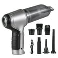 thumbnail image 1 of Aspiradora de mano para automóvil Limpiador inalámbrico de mano Mini aspirador de aire portátil y bomba de mano con carga USB de succión fuerte de 19000 Pa para limpieza de grava y polvo de pelo de ma, 1 of 7