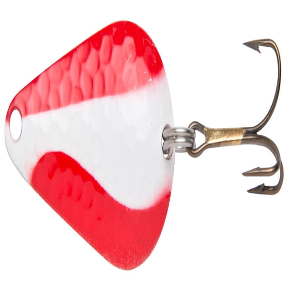 Acme Stee-Lee Spoon, Red/White/Brass, 1/2-Ounce