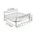 thumbnail image 3 of Hicess 4-Skewers Air Frying Pot Replacement Baking Tray Holder Grilling Rack for HD9232, 3 of 3