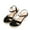 Black Ankle Strap Wedge Sandals, variant on Women's Wedge Sandals Ankle Strap Buckle Open Toe Platform Shoes Breathable Comfortable Wedge Heels Shoes Black 38