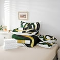 thumbnail image 5 of Erosebridal Abstract Ombre Bedding Sets King Size, Green Gold Comforter Sets with Sheets, Chic Minimalism Reversible Bedding King Size, Lightweight Bedroom Decor, 7 Pieces, 5 of 7