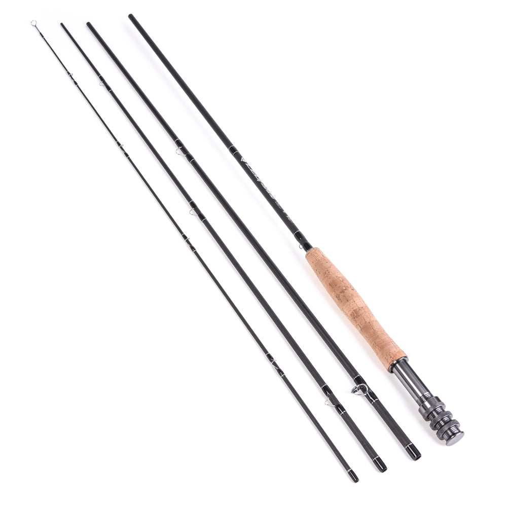 LEO Fly Fishing Rod 9FT 4 Piece Weight 3# 4# 5# 6# 7# 8# Graphite Trout Fly Rod 