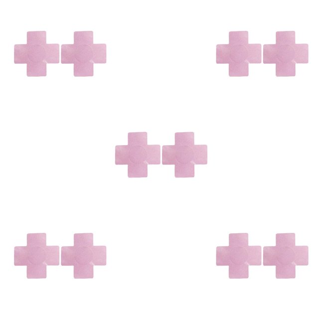 Sonducket 1 par de empanadas, cubiertas para pezones, juego de protección antiprotuberancia para los senos, suministros de peinado, forma de Type2 NO2