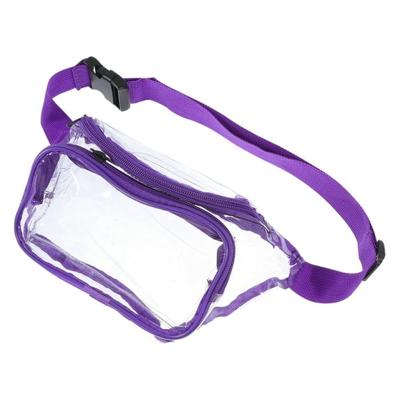 Transparent Fanny Pack Running Waist Bag for Fitness and Outdoor Activities Lightweight Design