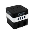 thumbnail image 1 of Regulador CDP, 600 VA / 200 W, 4 USB de recarga, 4 contactos Nema CDP RU-AVR 604, 1 of 2