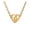 GoldG, variant on Necklaces Pendants 26 Initial Heart Shape Alphabet Necklace for Women Stainless Steel Gold Tone A to Z Jewelry for Ladies,One Size,GoldJ