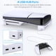 thumbnail image 4 of Soporte horizontal para consola PS5 Slim con concentrador USB de 4 puertos, accesorios de soporte base para PlayStation 5 Slim Disc y Digital Edition, 4 of 6