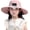 Pink, variant on Solar Fan Hat for Kids - Wide Brim Sun Hat with Solar Powered Fan, Adjustable & UPF 50+