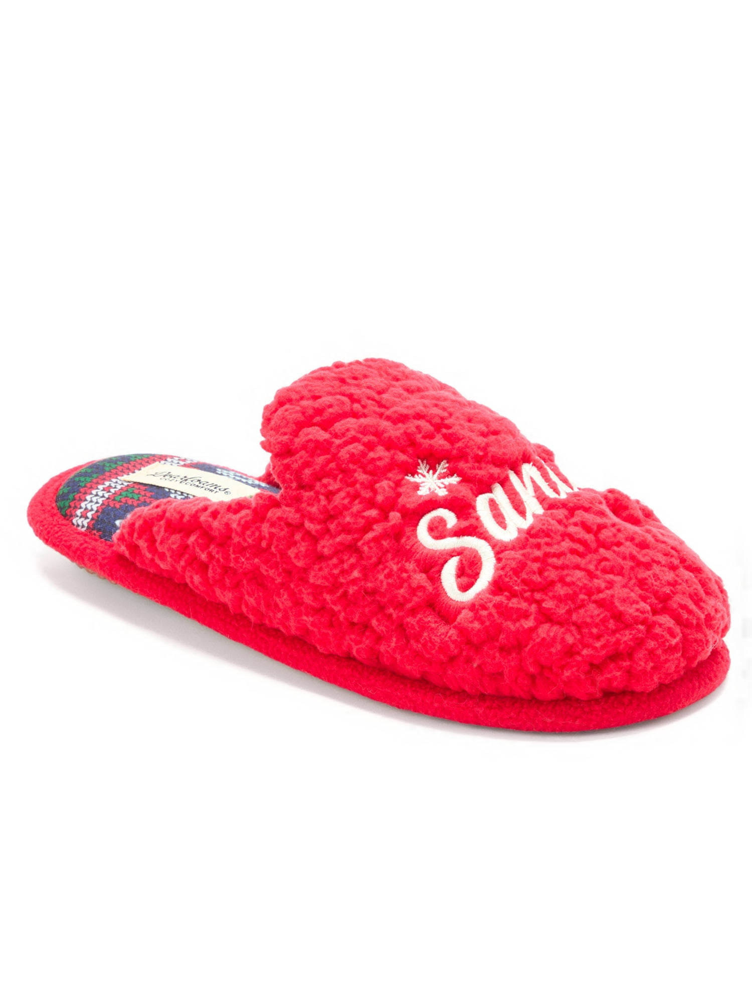 Dearfoams Cozy Comfort Women's Holiday Novelty Slippers