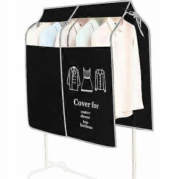 Garment Covers 110 x 90cm Transparent Dustproof Window Clothes Cover Universal Rack Protector Garment Cover Protective Cover