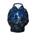 thumbnail image 6 of Darth Vader Teen Boys Girls Hoodies 3D Printed Hooded Sweatshirts for Kids Long Sleeve Casual Unisex Pullovers with Pockets, 6 of 8