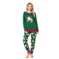 thumbnail image 5 of Ekouaer Pajamas For Women Comfy Long Sleeve Jogger Set Lounge Pjs Set With Pockets polka dots, 5 of 6